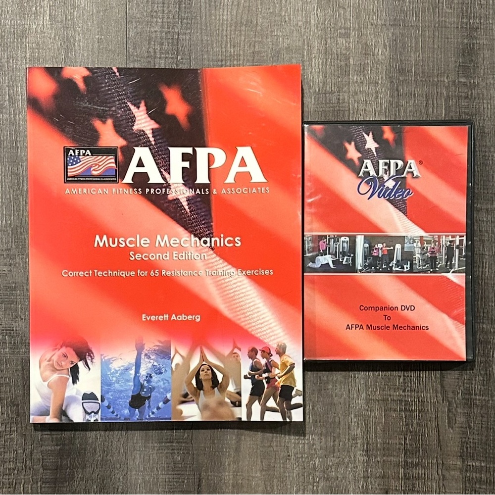 AFPA Muscle Mechanics Personal Training Textbook & Companion DVD